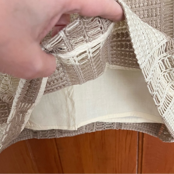 NWT ANTHROPOLOGIE Openwork Pencil Skirt M - Picture 3 of 7